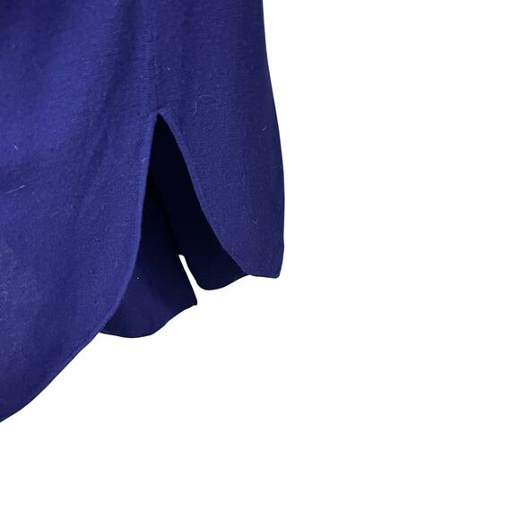 Eileen Fisher Pure Merino Wool Open Front Duster Cardigan Purple Womens Large - Picture 3 of 7